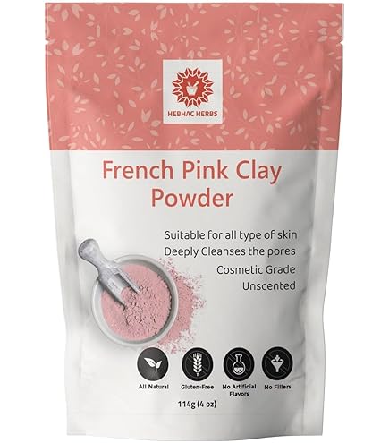 Amazon.com : Hebhac Herbs French Green Clay Powder 114g | Face